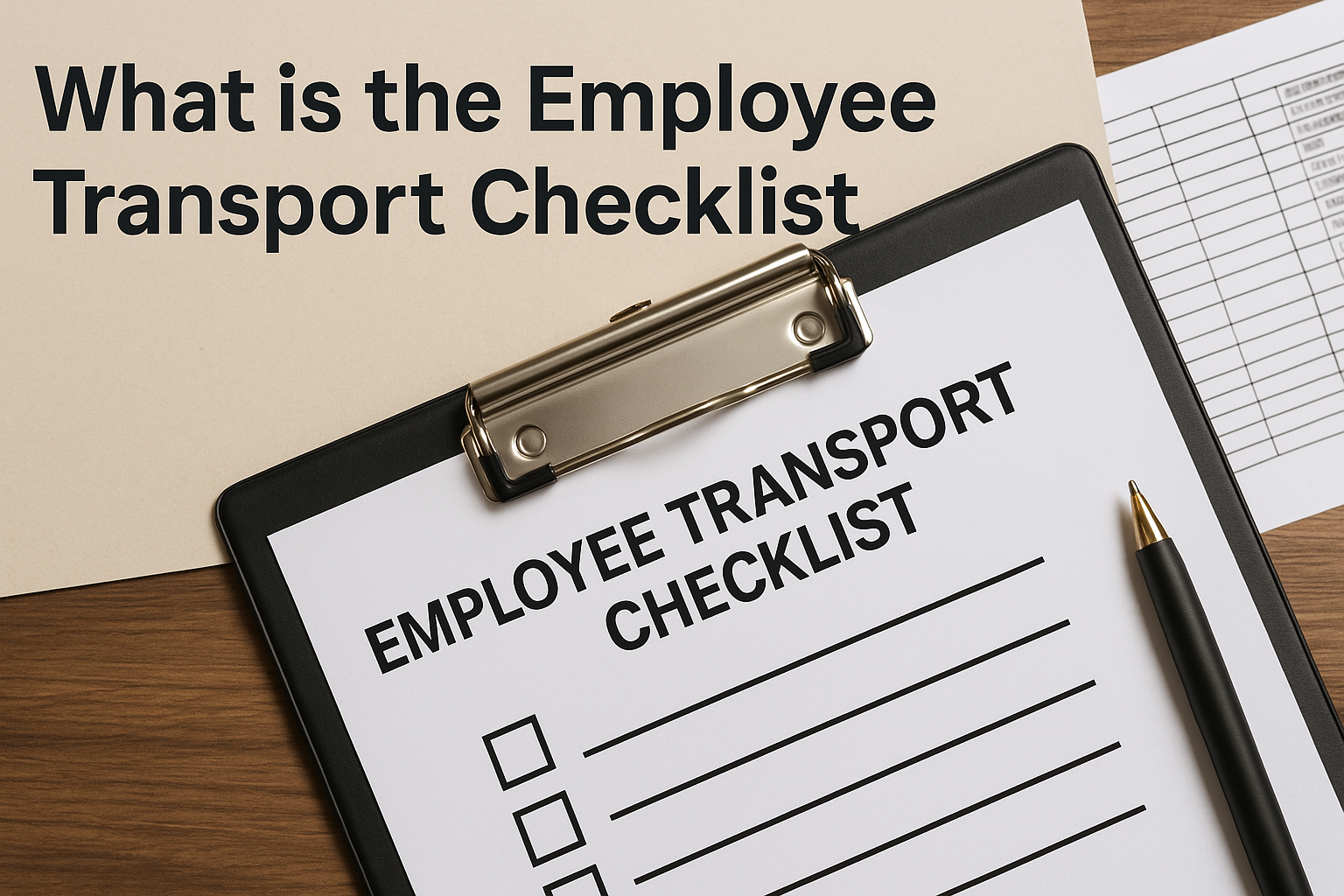 Employee Transport Checklist