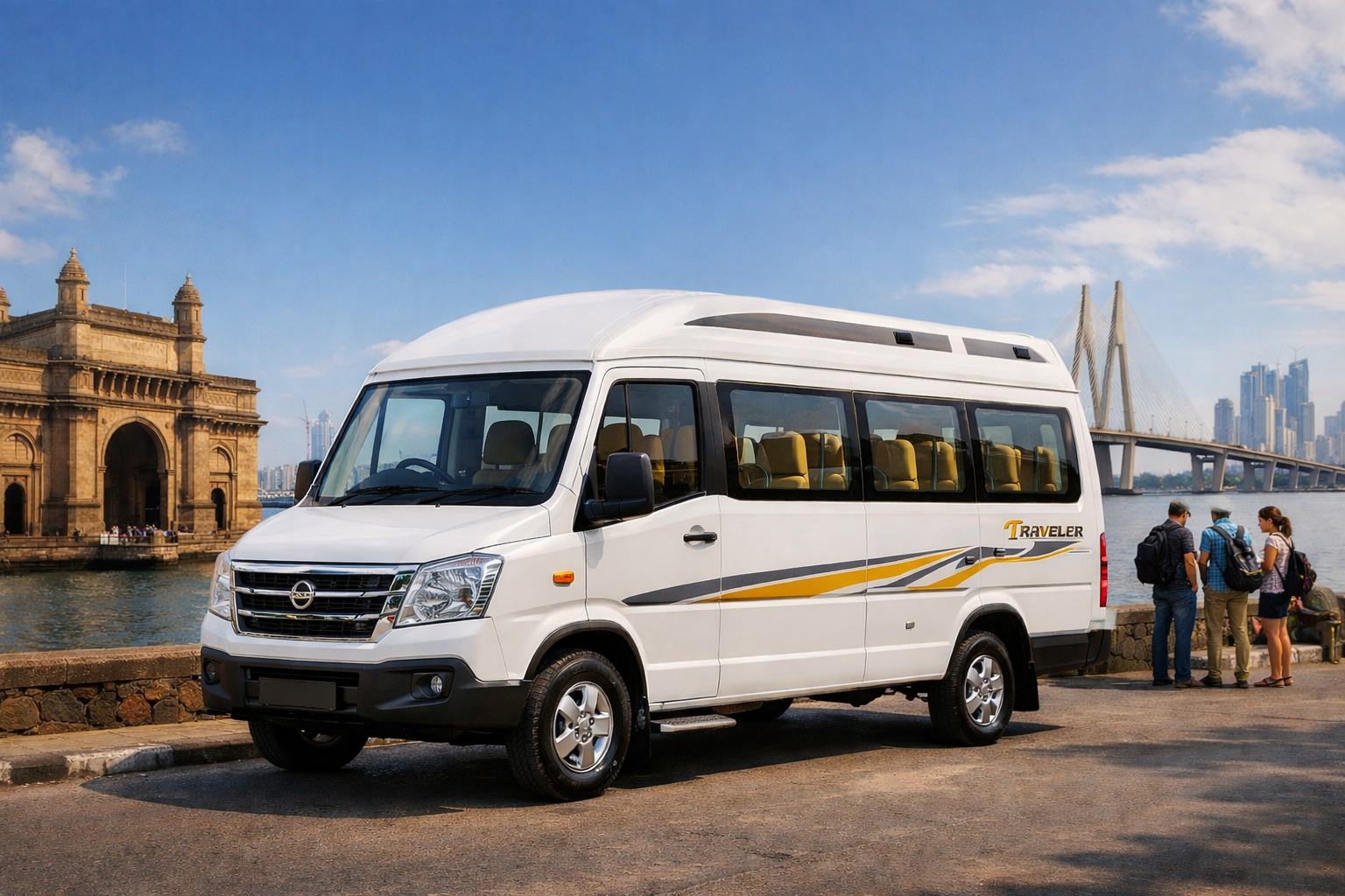 17 seater tempo traveller on rent in Mumbai