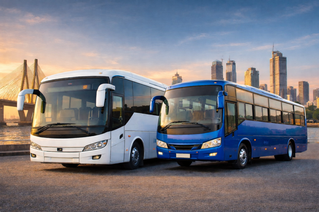 luxury bus rental mumbai price