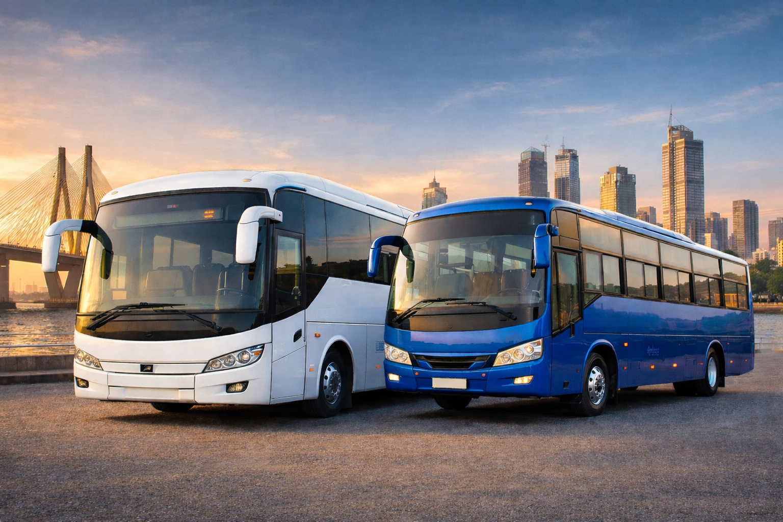 luxury bus rental mumbai price