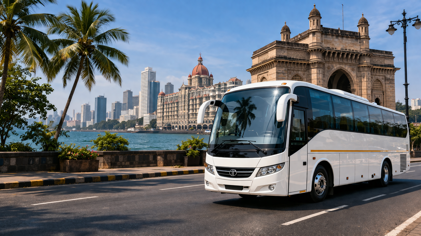 bus rental mumbai price
