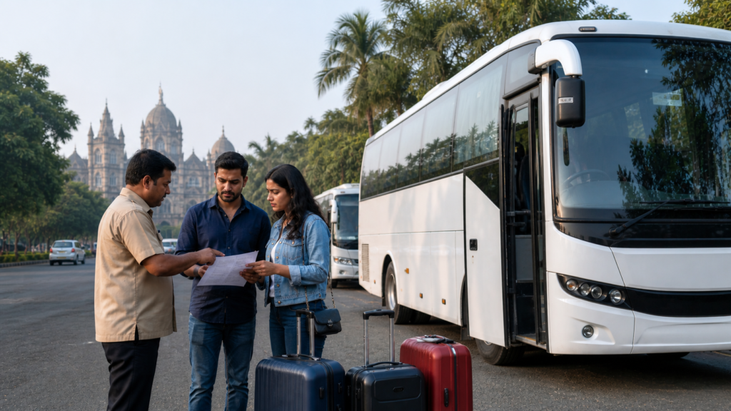 bus rental hidden charges mumbai