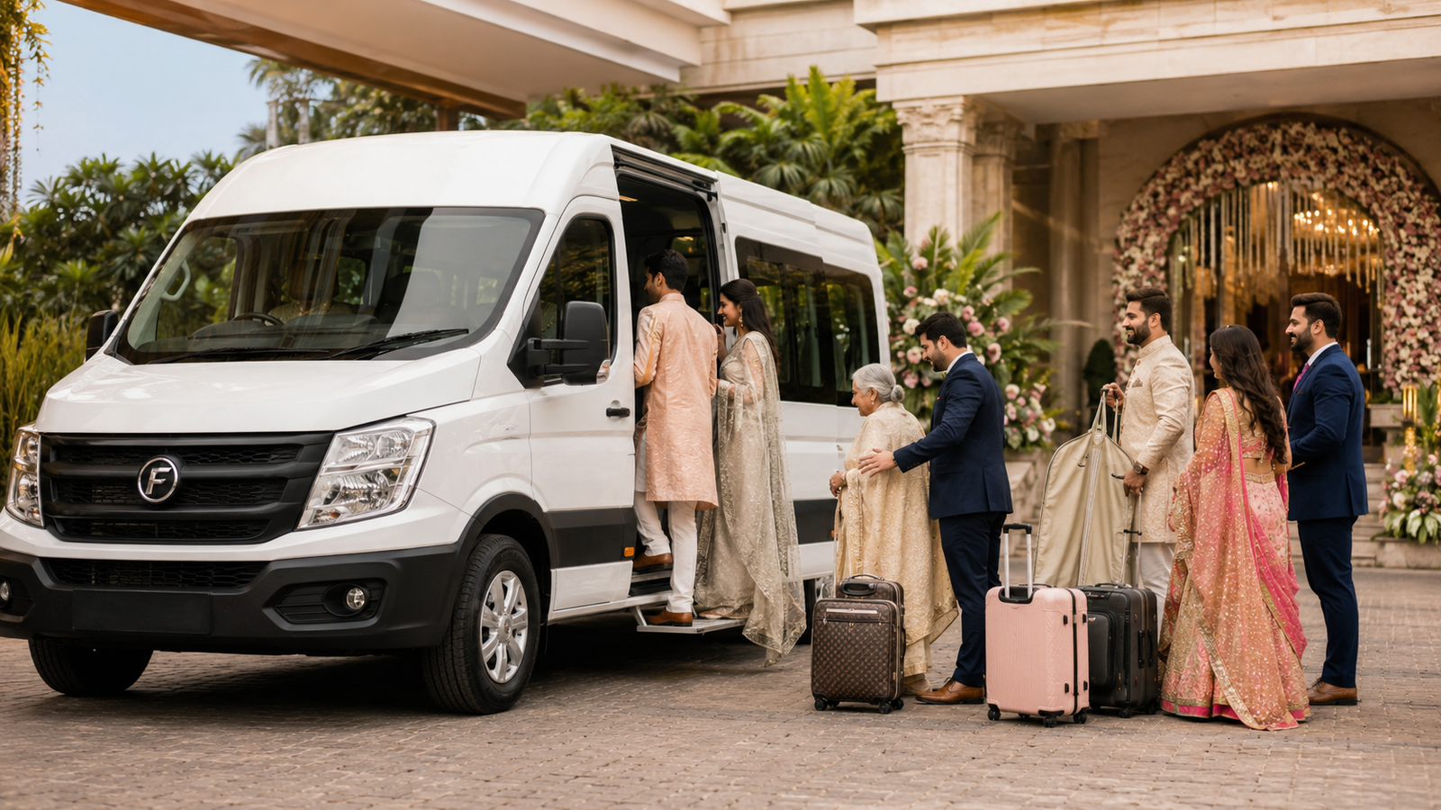 Force Urbania for wedding guest transport