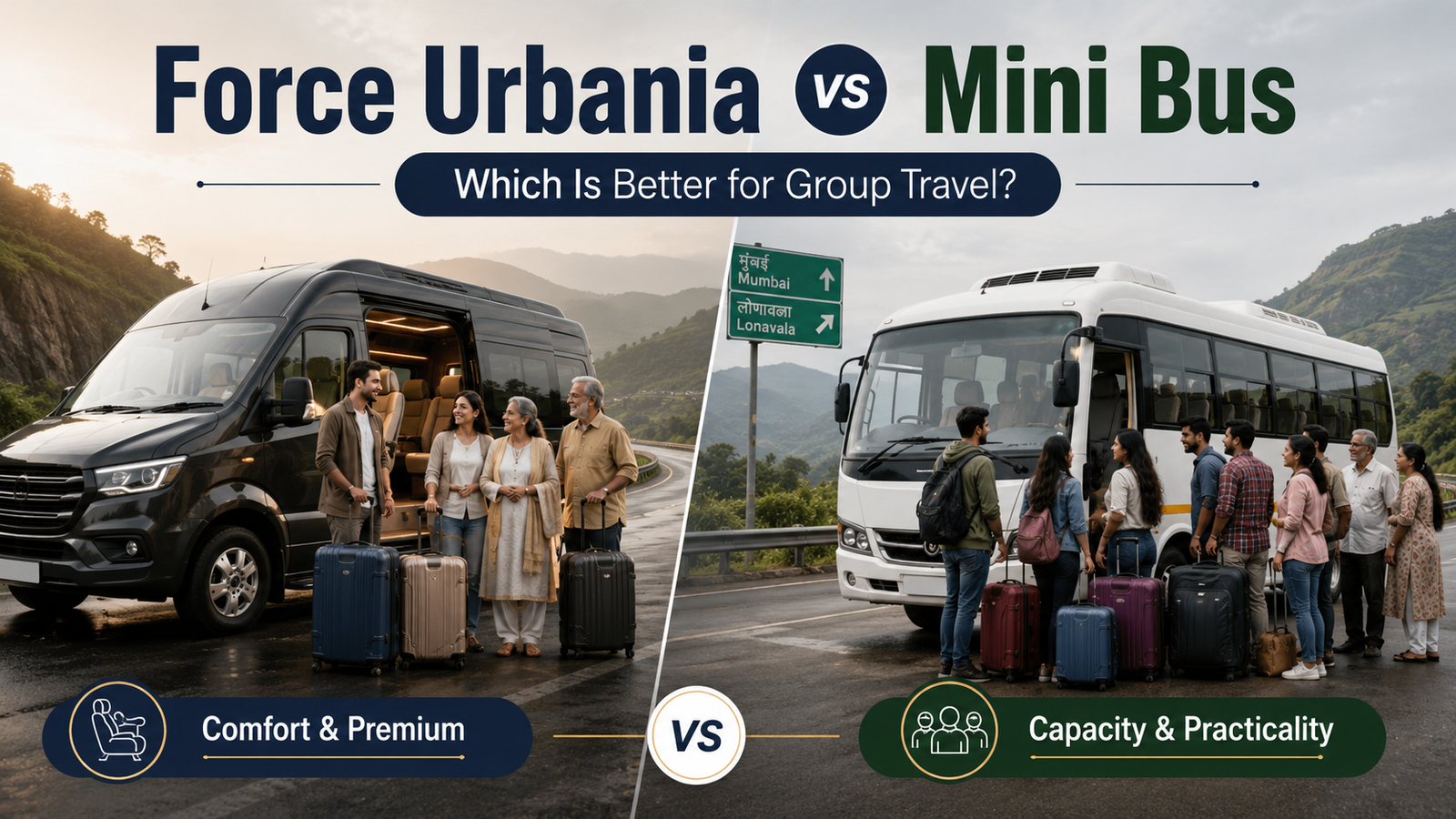 Force Urbania vs Mini Bus