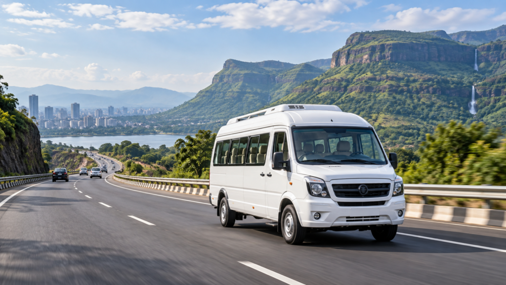 Mumbai to Nashik tempo traveller